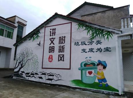 卢氏墙绘是现在流行的墙体广告