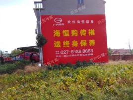 卢氏墙体广告影响褪色的因素
