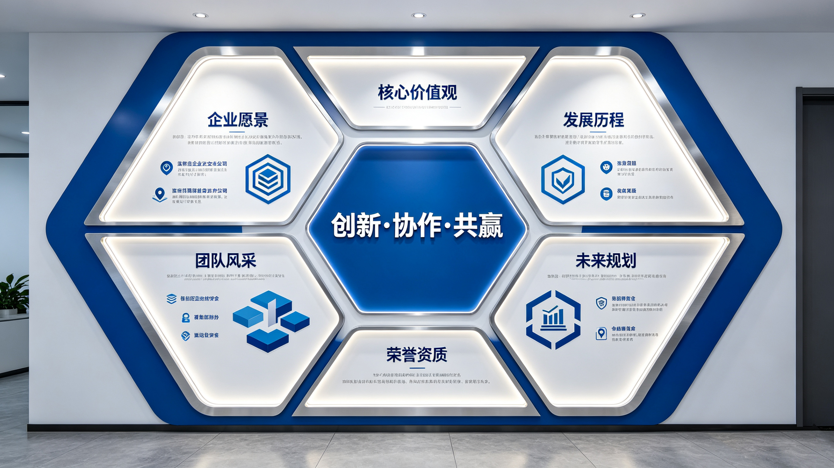 卢氏企业文化墙六边形避坑指南（新手常犯5个错误）